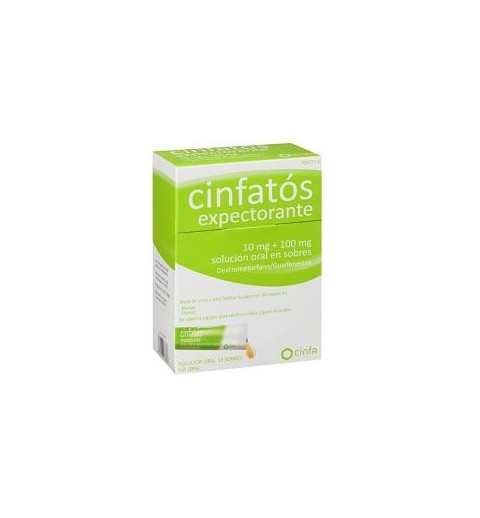 CINFATOS EXPECTORANTE 18 SOBRES SOLUCIÓN ORAL