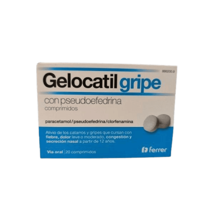 GELOCATIL GRIPE 20 COMPRIMIDOS
