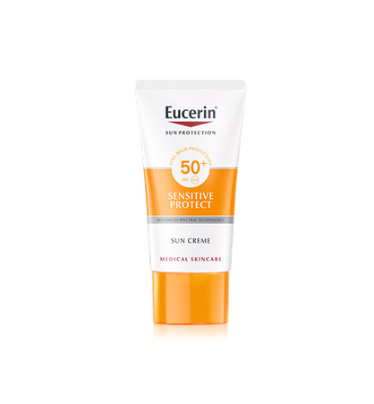 EUCERIN 50+ SUN FACIAL CREMA SENSITIVE PROTECT 50ML