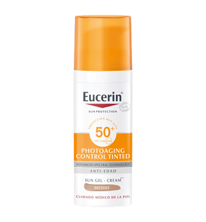 EUCERIN PHOTOAGING CONTROL COLOR MEDIO FPS 50+ 50 ML