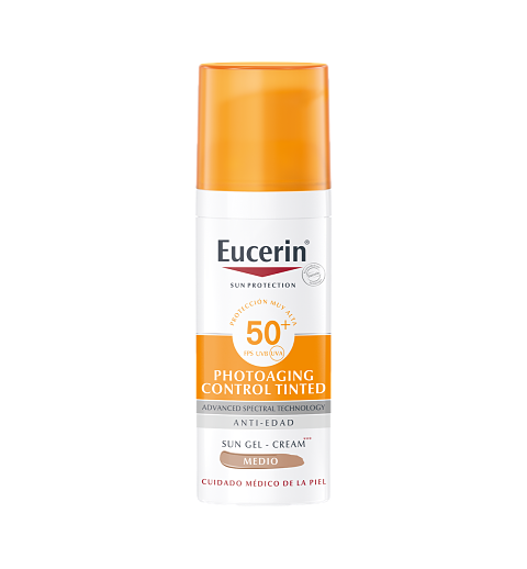 EUCERIN PHOTOAGING CONTROL COLOR MEDIO FPS 50+ 50 ML