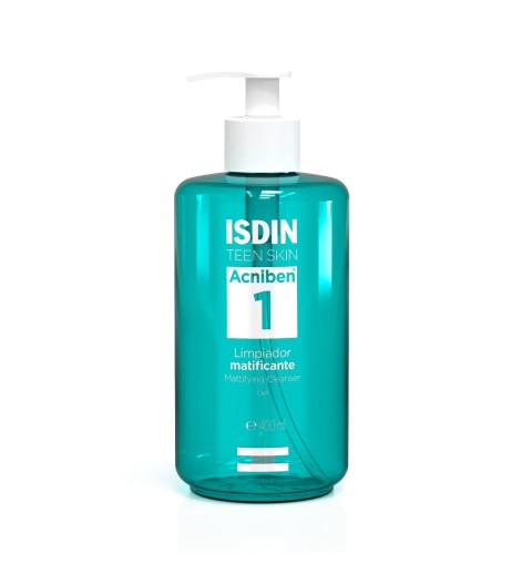 ISDIN OILY SKIN ACNIBEN LIMPIADOR MATIFICANTE GEL 400 ML