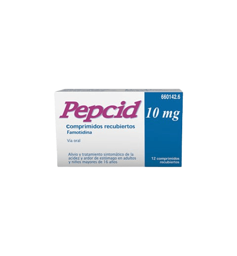 PEPCID 10 MG 12 COMPRIMIDOS RECUBIERTOS