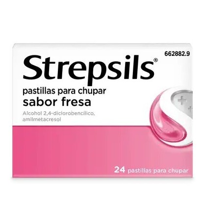 STREPSILS FRESA 24 PASTILLAS