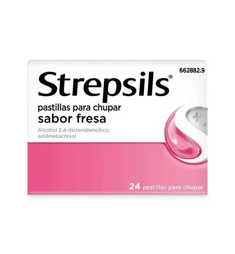 STREPSILS FRESA 24 PASTILLAS