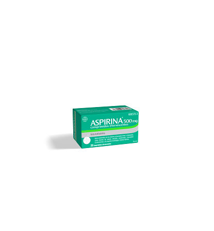 ASPIRINA 500 MG 20 COMPRIMIDOS EFERVESCENTES