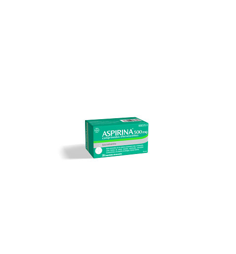 ASPIRINA 500 MG 20 COMPRIMIDOS EFERVESCENTES