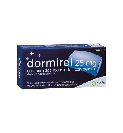 DORMIREL 25 MG 16 COMPRIMIDOS