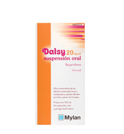 DALSY 20 MG/ML SUSPENSION 150 ML