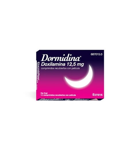 DORMIDINA 12.5 MG 14 COMPRIMIDOS RECUBIERTOS