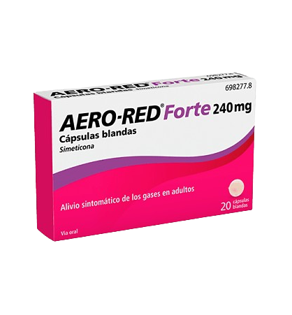 AERO RED FORTE 240 MG 20 CAPSULAS