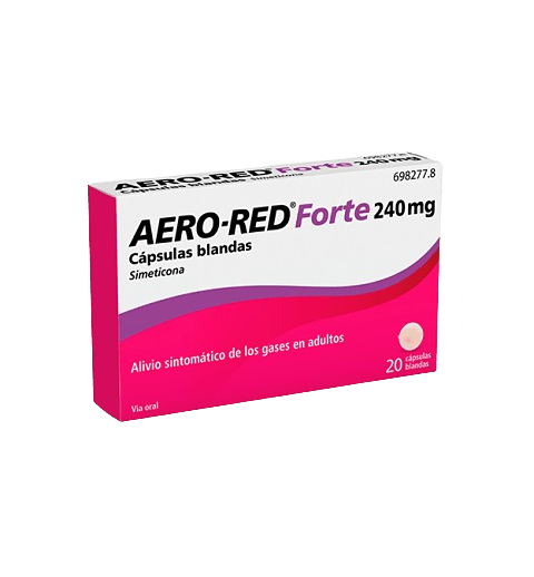 AERO RED FORTE 240 MG 20 CAPSULAS