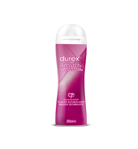 DUREX LUBRICANTE PARA MASAJES GUARANA PLACER ESTIMULANTE 200ML