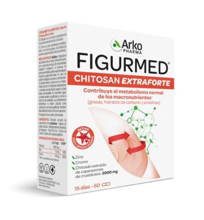 ARKODIET FIGURMED CHITOSAN EXTRA FORTE 60 CAPSULAS