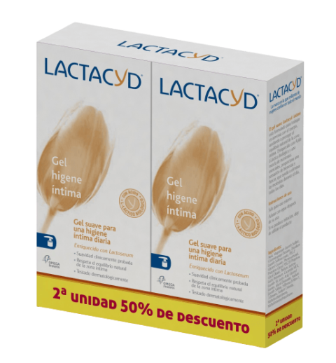 LACTACYD INTIMO GEL SUAVE PACK 2 UNIDADES 200ML