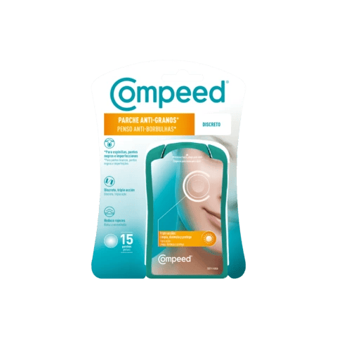 COMPEED PARCHE ANTI-GRANOS DISCRETO TRIPLE ACCION 15 UNIDADES