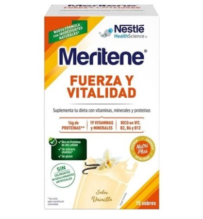 MERITENE FUERZA Y VITALIDAD 30 SOBRES VAINILLA