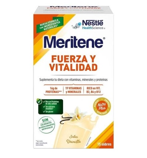 MERITENE FUERZA Y VITALIDAD 30 SOBRES VAINILLA