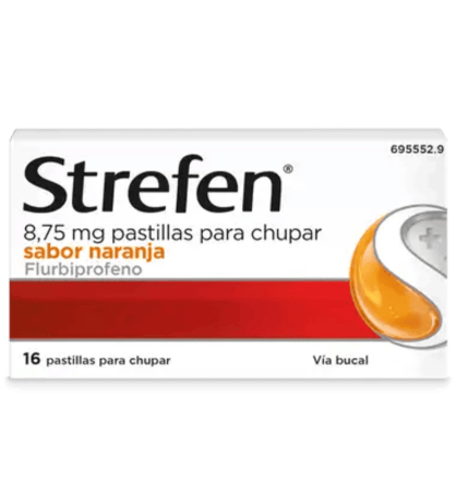 STREFEN 8.75 MG NARANJA 16 PASTILLAS PARA CHUPAR