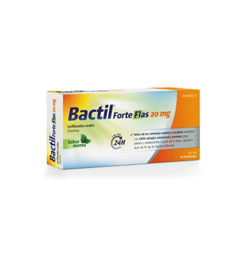 BACTIL FORTE FLAS 20 MG 10 LIOFILIZADOS