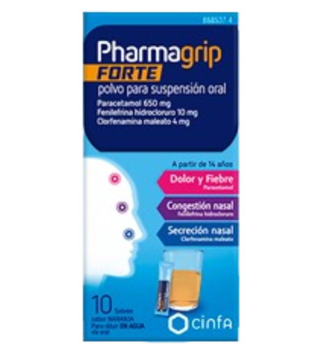 PHARMAGRIP FORTE 10 SOBRES