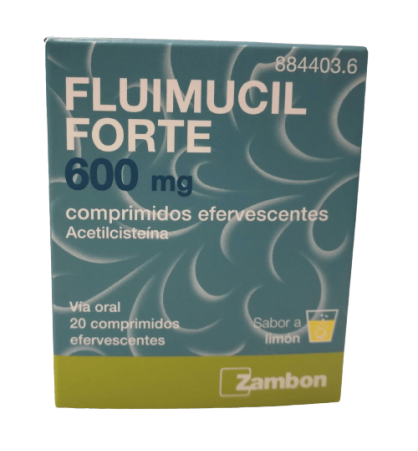 FLUIMUCIL FORTE 600 MG 20 COMPRIMIDOS EFERVESCENTES