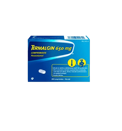 TERMALGIN 650 MG 20 COMPRIMIDOS