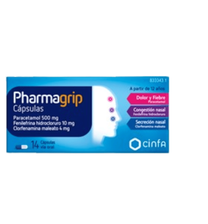 PHARMAGRIP 14 CAPSULAS