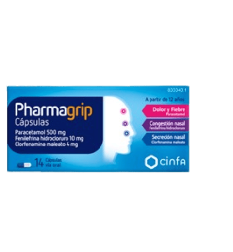 PHARMAGRIP 14 CAPSULAS