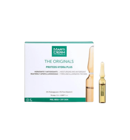 MARTIDERM PROTEOS HYDRA PLUS 10 AMPOLLAS