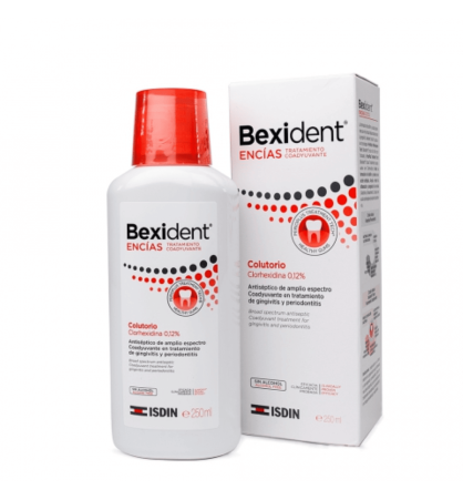 BEXIDENT ENCIAS COLUTORIO CLORHEXIDINA 0,12% 250ML