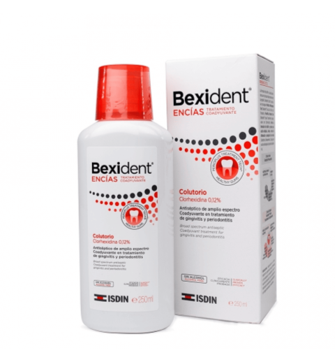 BEXIDENT ENCIAS COLUTORIO CLORHEXIDINA 0,12% 250ML