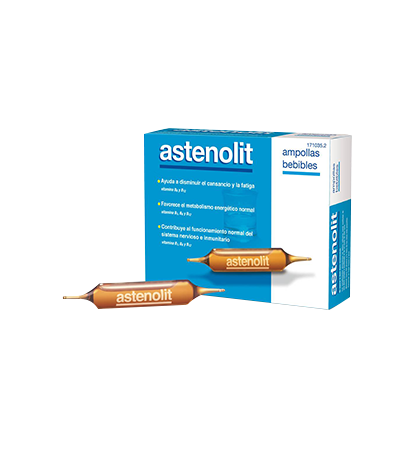 ASTENOLIT 12 AMPOLLAS BEBIBLES CRISTAL 10 ML