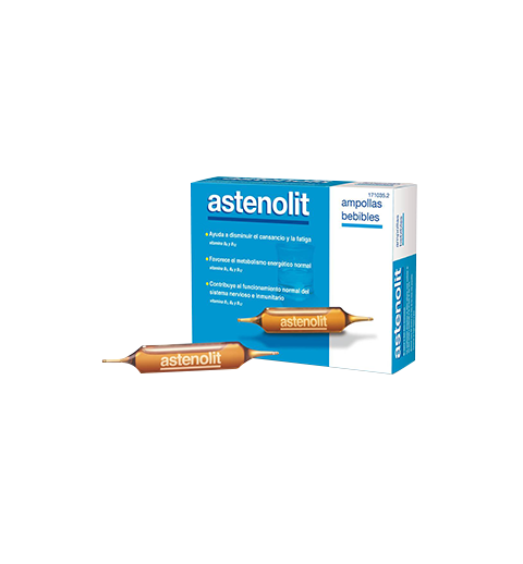 ASTENOLIT 12 AMPOLLAS BEBIBLES CRISTAL 10 ML