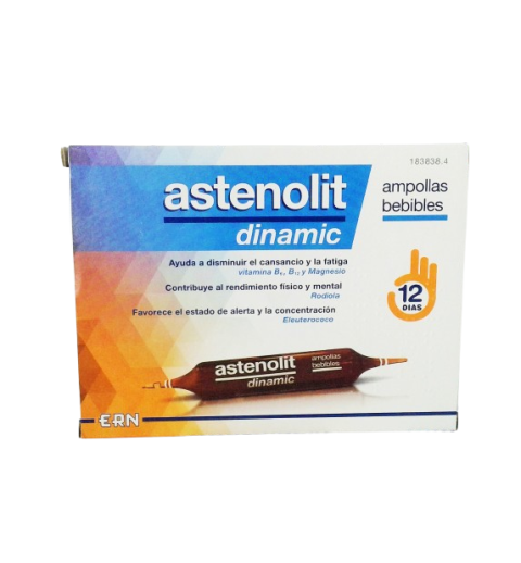 ASTENOLIT DINAMIC AMPOLLAS BEBIBLES 12 AMPOLLAS