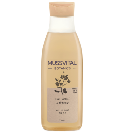 MUSSVITAL ESSENTIALS BOTANICS GEL DE BAÑO ALMENDRA 750 ML