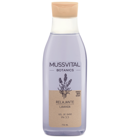 MUSSVITAL ESSENTIALS BOTANICS GEL DE BAÑO LAVANDA 750 ML