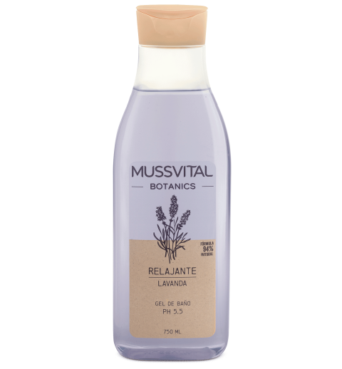 MUSSVITAL ESSENTIALS BOTANICS GEL DE BAÑO LAVANDA 750 ML