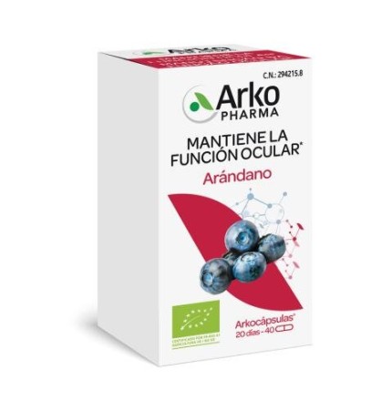 ARKOCAPSULAS ARANDANO BIO 40 CAPSULAS