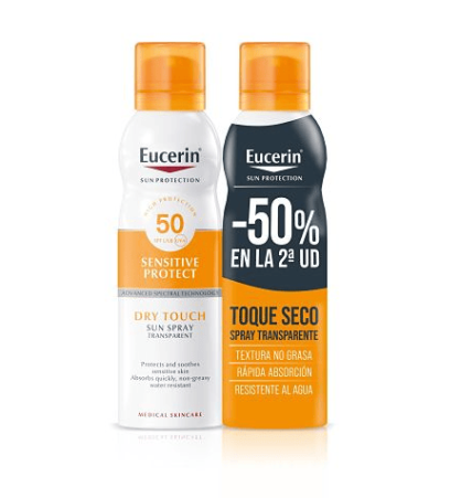 EUCERIN DUPLO  SPRAY TRANSPARENTE FPS 50 200ML