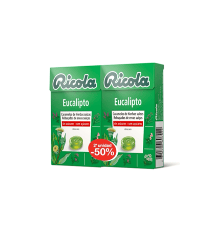 PACK RICOLA CARAMELOS EUCALIPTO