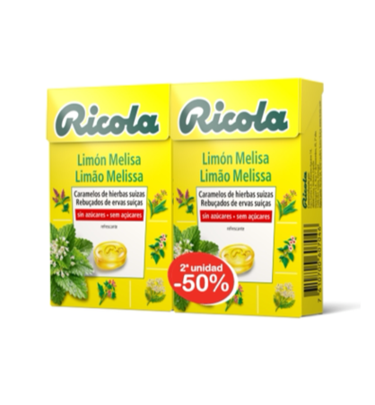 RICOLA LIMON MELISA PACK 50G