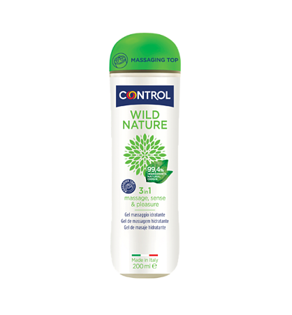 CONTROL GEL DE MASAJE WILD NATURE 3 EN 1