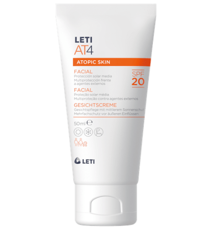 LETI AT-4 CREMA FACIAL SPF 20 50 ML