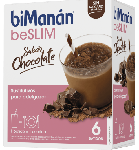 BIMANAN BESLIM BATIDO CHOCOLATE 6 SOBRES