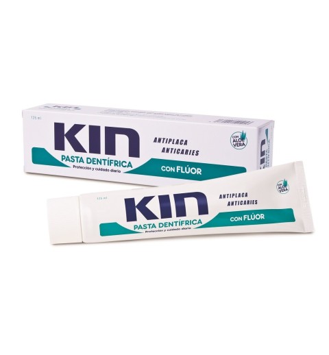 KIN PASTA DENTIFRICA CON FLUOR Y ALOE 125 ML