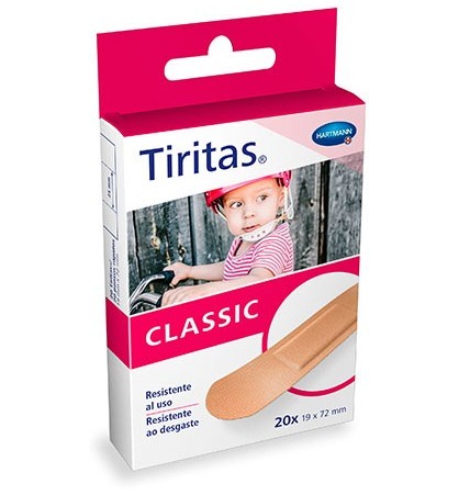 TIRITAS CLASSIC APOSITO ADHESIVO 19 X 72 20 UNIDADES