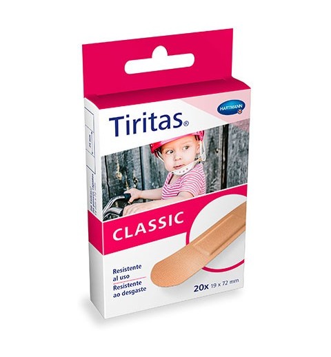 TIRITAS CLASSIC APOSITO ADHESIVO 19 X 72 20 UNIDADES