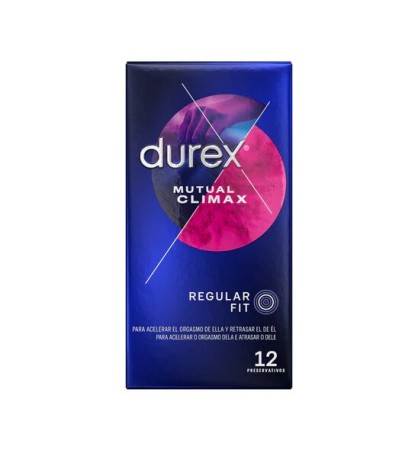 DUREX MUTUAL CLIMAX PRESERVATIVOS 12 UNIDADES